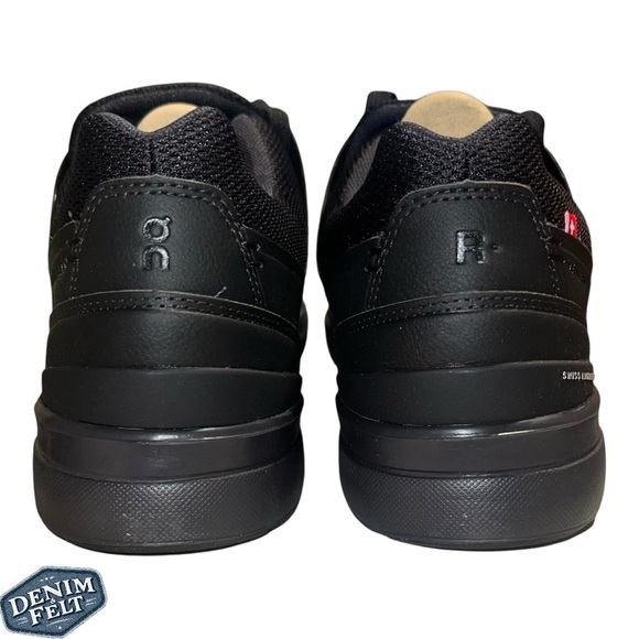On Running Cloud Womens All Black THE ROGER Advantage Sneakers/Shoes | NEW/NIB🖤 - Picture 11 of 16